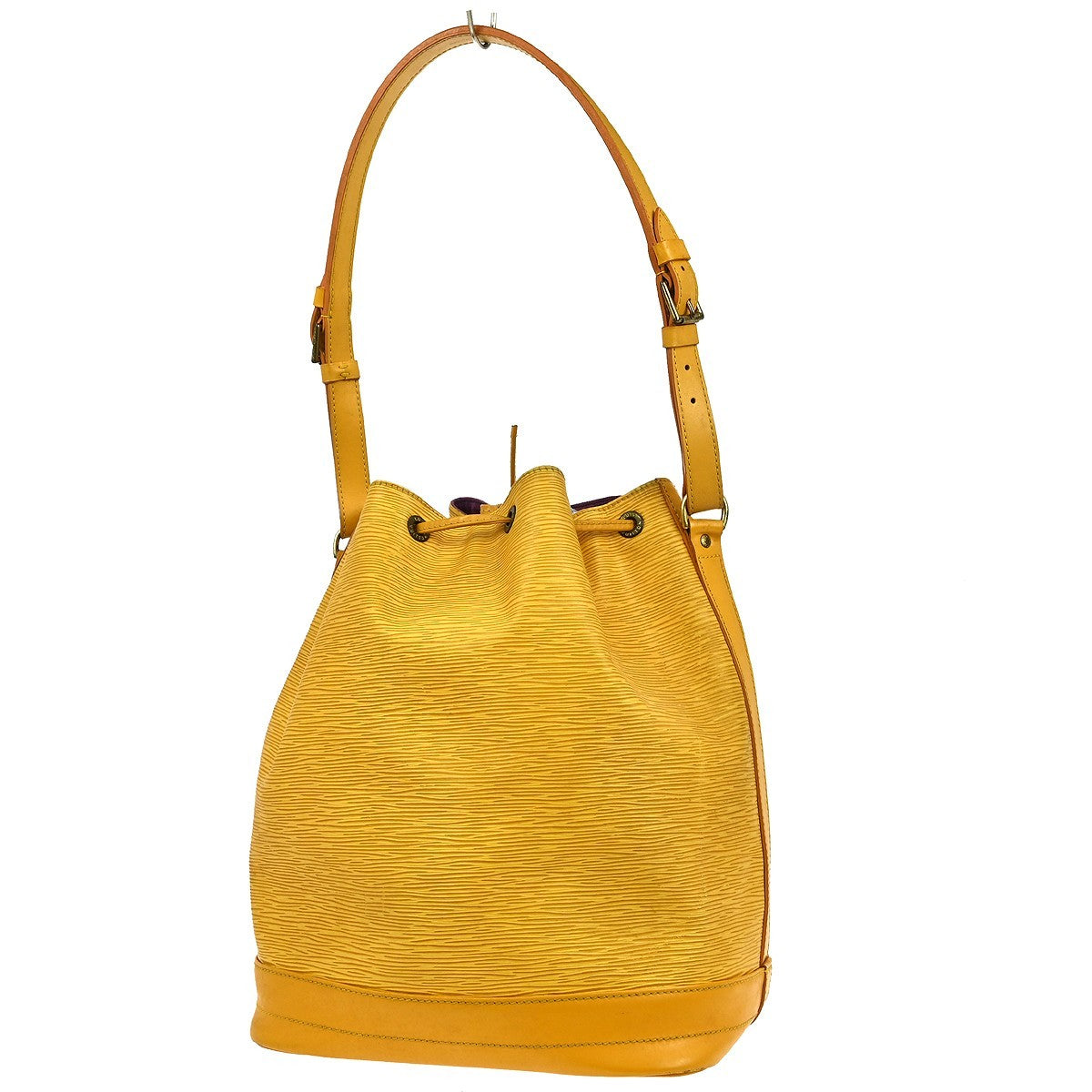 Louis Vuitton Noe Handbag Epi Leather, YELLOW, LEATHER, Shoulder bag