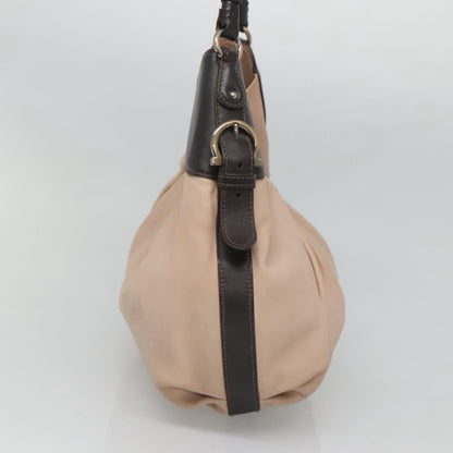 Salvatore Ferragamo Gancini Hobo Leather, BEIGE, LEATHER, Handbag