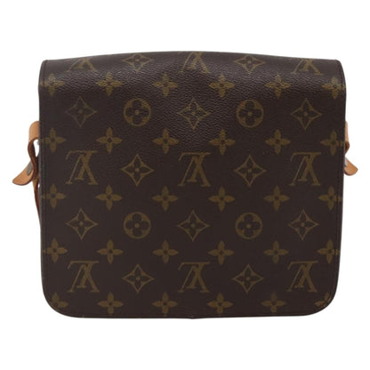Louis Vuitton Cartouchiere Handbag Monogram Canvas, BROWN, CANVAS, Shoulder bag