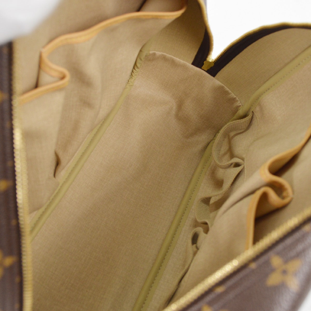 Louis Vuitton Deauville Handbag Monogram Canvas, BROWN, CANVAS, Handbag