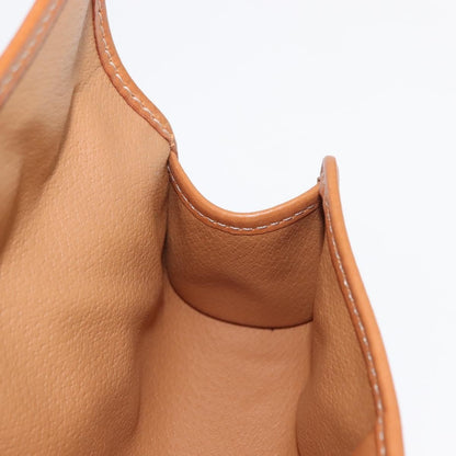 Celine Macadam Pochette Canvas and Leather, BROWN, CANVAS, Clutche & pouche