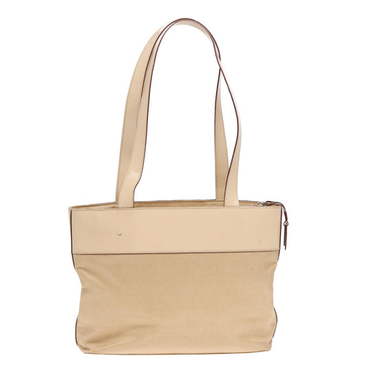 Celine Vintage Shoulder Bag Canvas, BEIGE, CANVAS, Shoulder bag