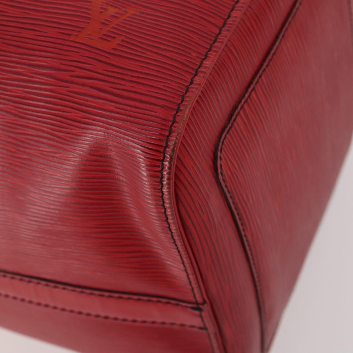 Louis Vuitton Keepall Bag Epi Leather, Red, Leather, Travel Bag