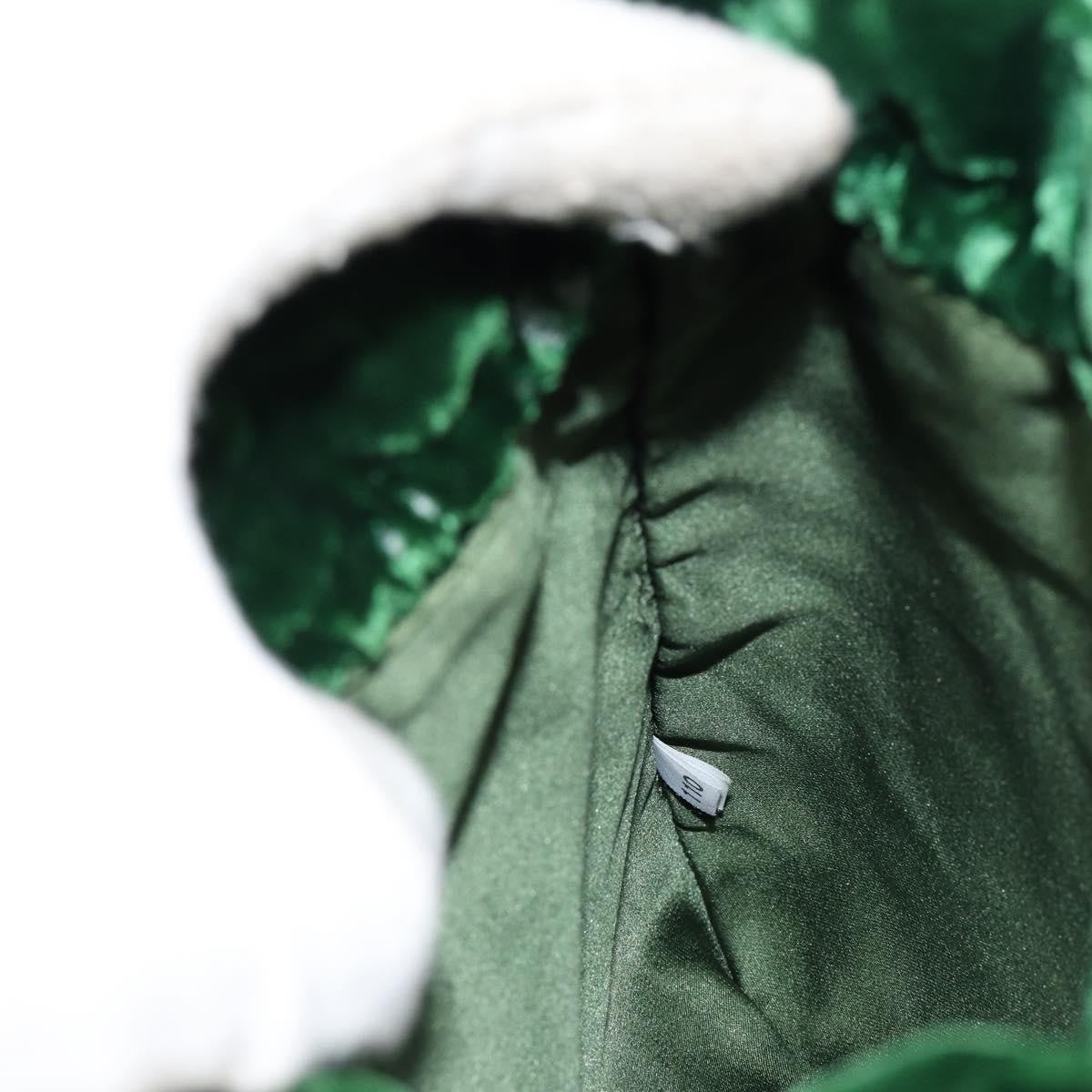 Prada Beads Pouch Velvet, GREEN, VELVET, Clutche & pouche