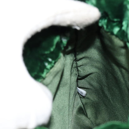 Prada Beads Pouch Velvet, GREEN, VELVET, Clutche & pouche