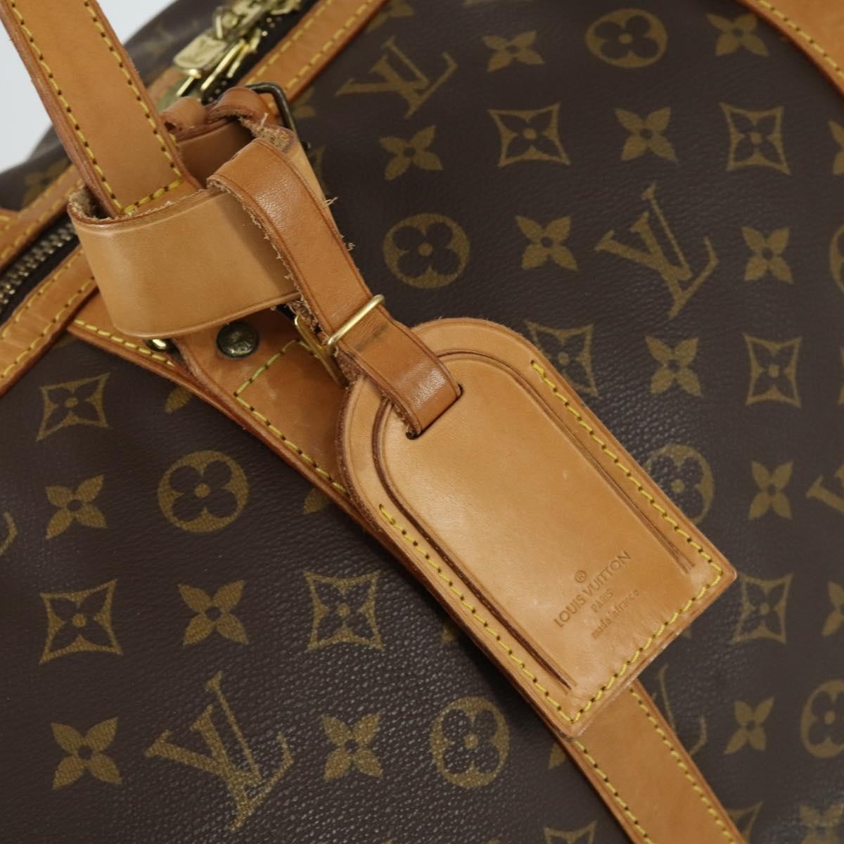Louis Vuitton Sac Souple Handbag Monogram Canvas, BROWN, CANVAS, Travel bag