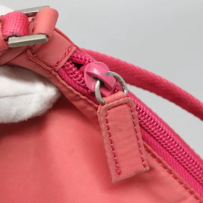 Prada Pochette Shoulder Bag Tessuto, PINK, NYLON, Clutche & pouche