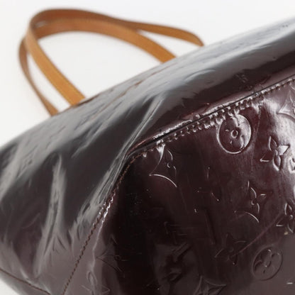 Louis Vuitton Bellevue Handbag Monogram Vernis, BURGUNDY, PATENT_LEATHER, Tote bag