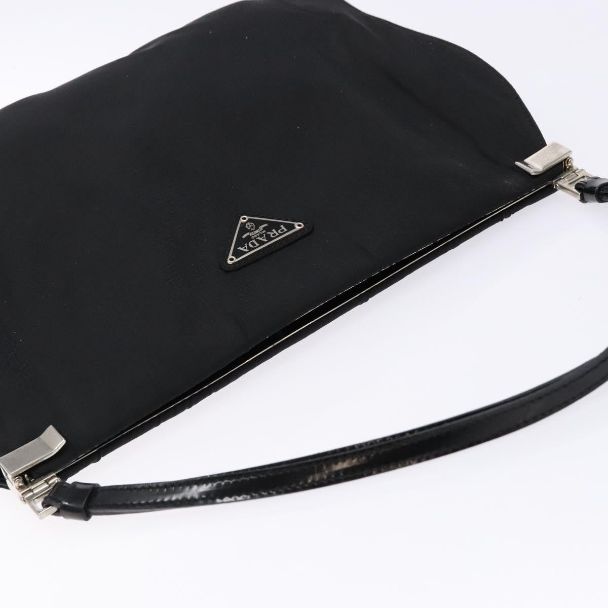 Prada Vintage Shoulder Bag Tessuto, BLACK, NYLON, Shoulder bag