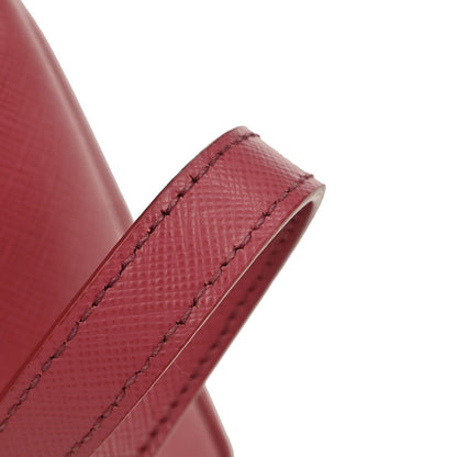 Prada Double Zip Lux Tote Saffiano Leather, PINK, LEATHER, Handbag