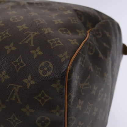 Louis Vuitton Keepall Bag Monogram Canvas, BROWN, CANVAS, Travel bag