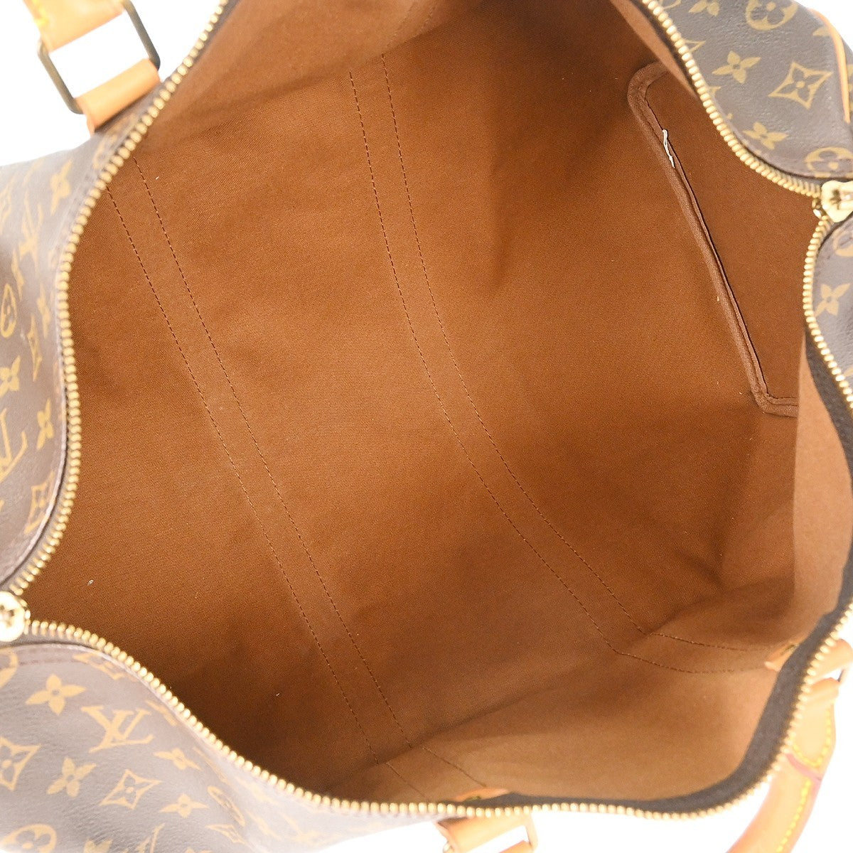 Louis Vuitton Keepall Bag Monogram Canvas, Brown, Canvas, Travel Bag