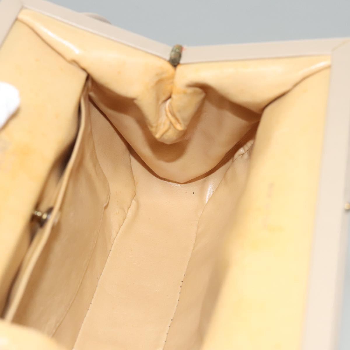 Celine Handbag Leather, BEIGE, LEATHER, Handbag