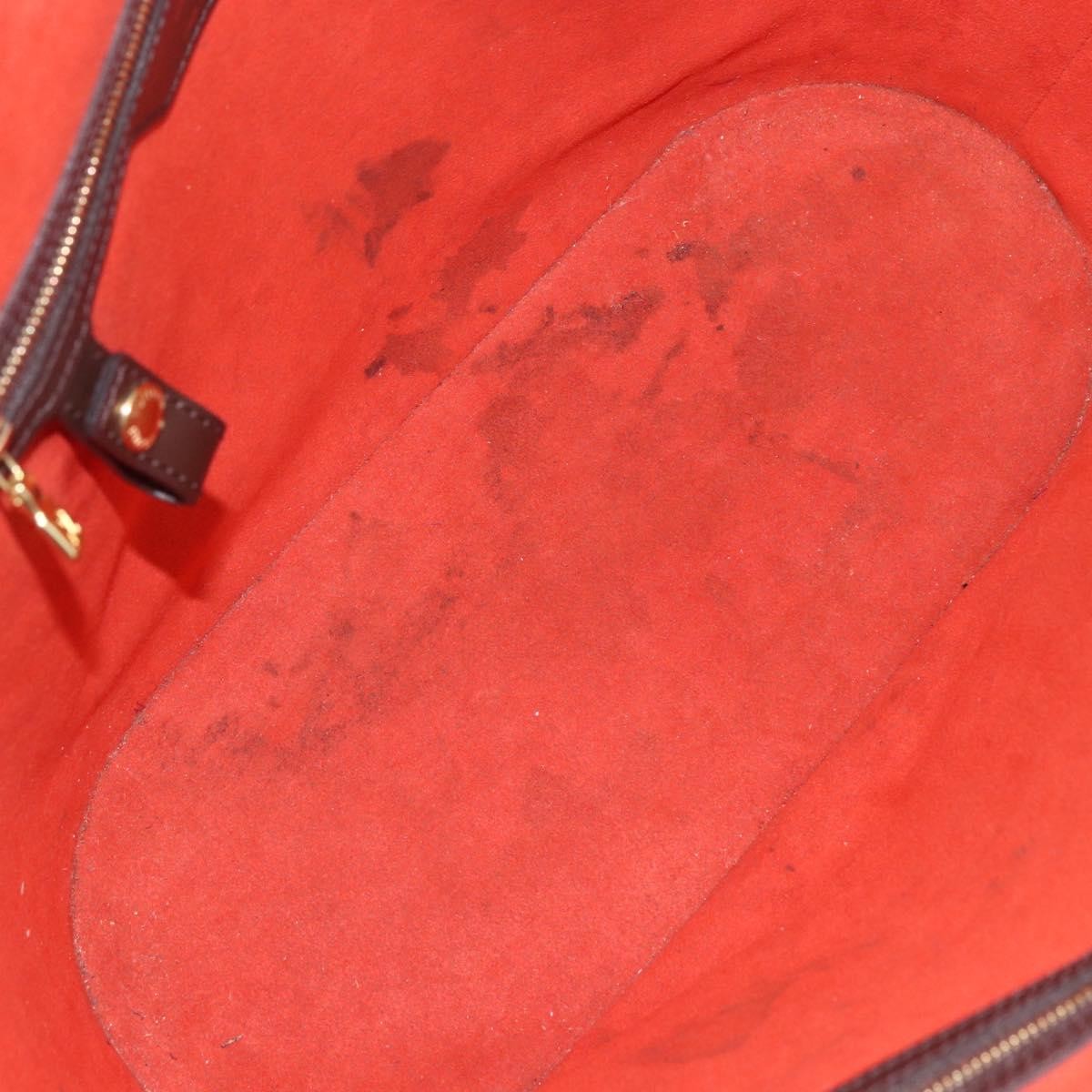 Louis Vuitton Manosque Handbag Damier, BROWN, CANVAS, Tote bag