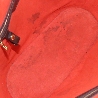 Louis Vuitton Manosque Handbag Damier, BROWN, CANVAS, Tote bag