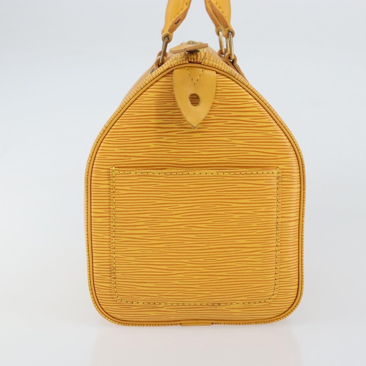 Louis Vuitton Speedy Handbag Epi Leather, YELLOW, LEATHER, Handbag