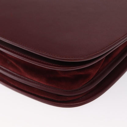cartier Must de Cartier Shoulder Bag Leather, BURGUNDY, LEATHER, Shoulder bag