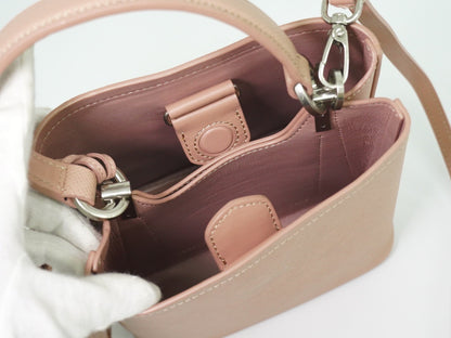 Prada Panier Bucket Bag Saffiano Leather, BEIGE, LEATHER, Crossbody bag