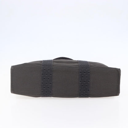 Hermes Fourre Tout Tote Canvas, GRAY, CANVAS, Tote bag