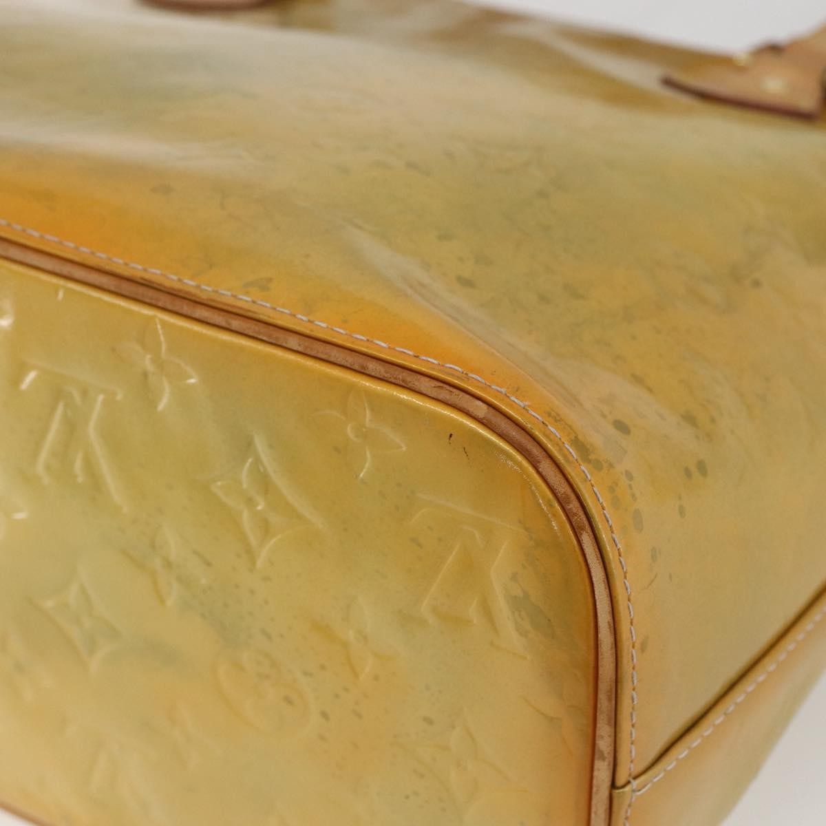 Louis Vuitton Houston Handbag Monogram Vernis, BEIGE, PATENT_LEATHER, Tote bag