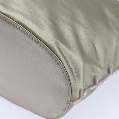 Prada Vintage Handbag Tessuto, SILVER, NYLON, Handbag