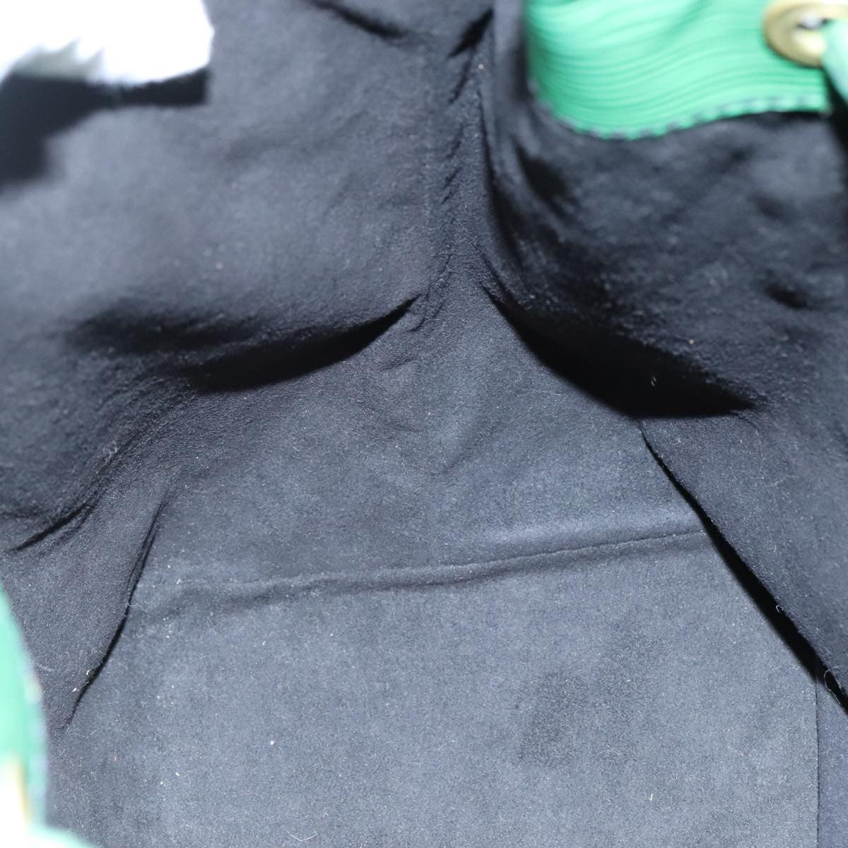 Louis Vuitton Petit Noe Handbag Epi Leather, GREEN, LEATHER, Shoulder bag