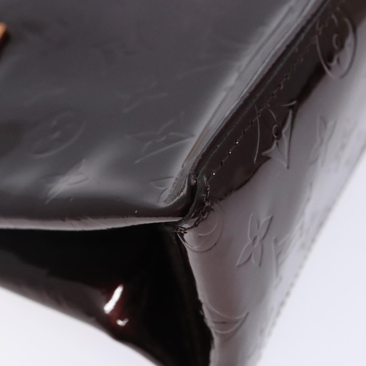 Louis Vuitton Reade Handbag Monogram Vernis, BURGUNDY, PATENT_LEATHER, Handbag