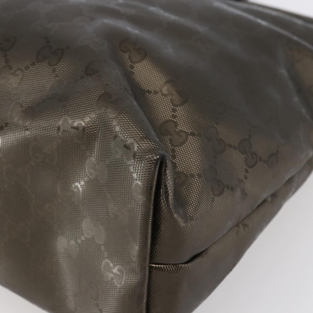 Gucci Plus Tote GG Imprime, SILVER, PVC, Tote bag