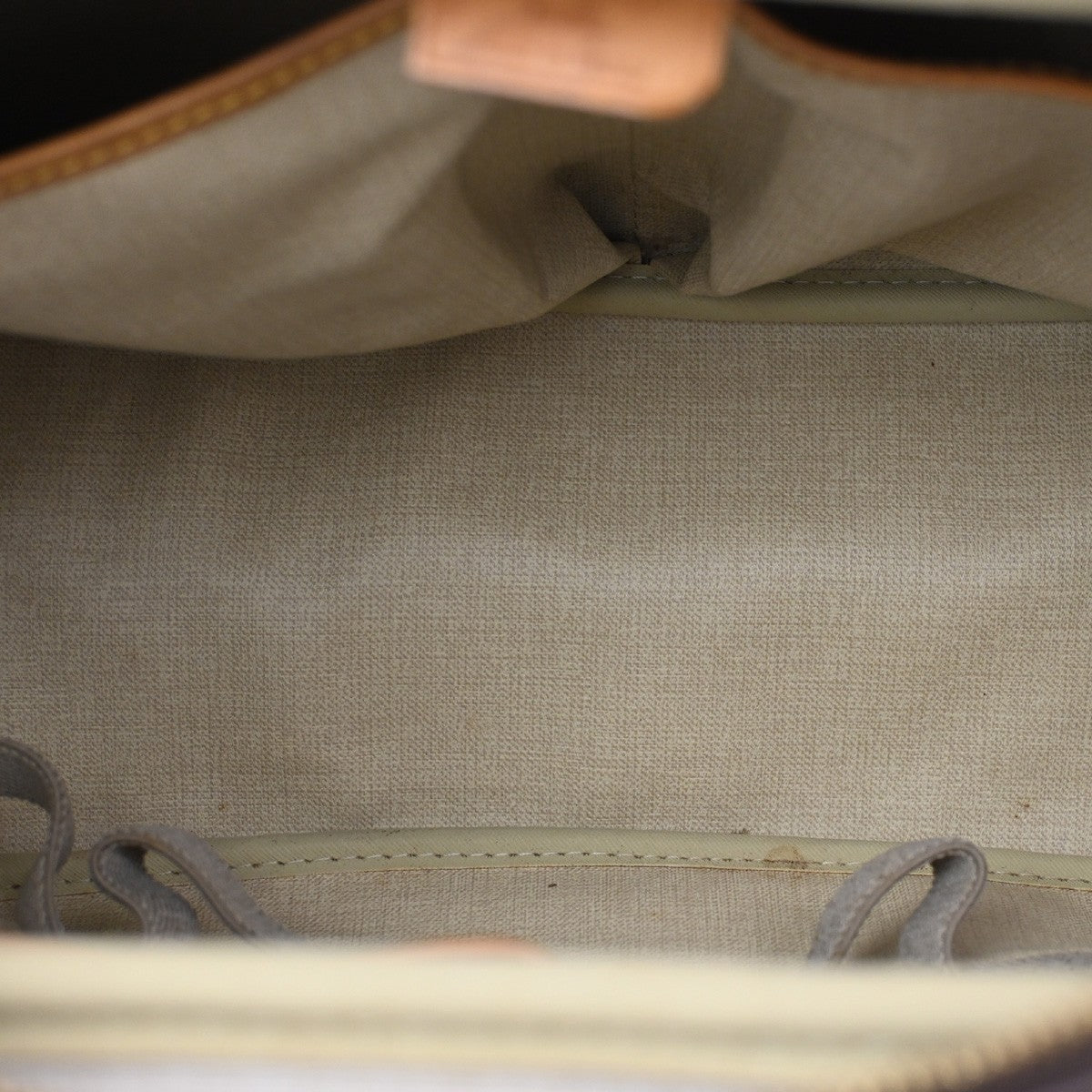 Louis Vuitton Deauville Handbag Monogram Canvas, BROWN, CANVAS, Handbag