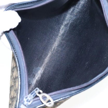 Christian Dior Vintage Trotter Shoulder Bag Canvas, NAVY, CANVAS, Shoulder bag