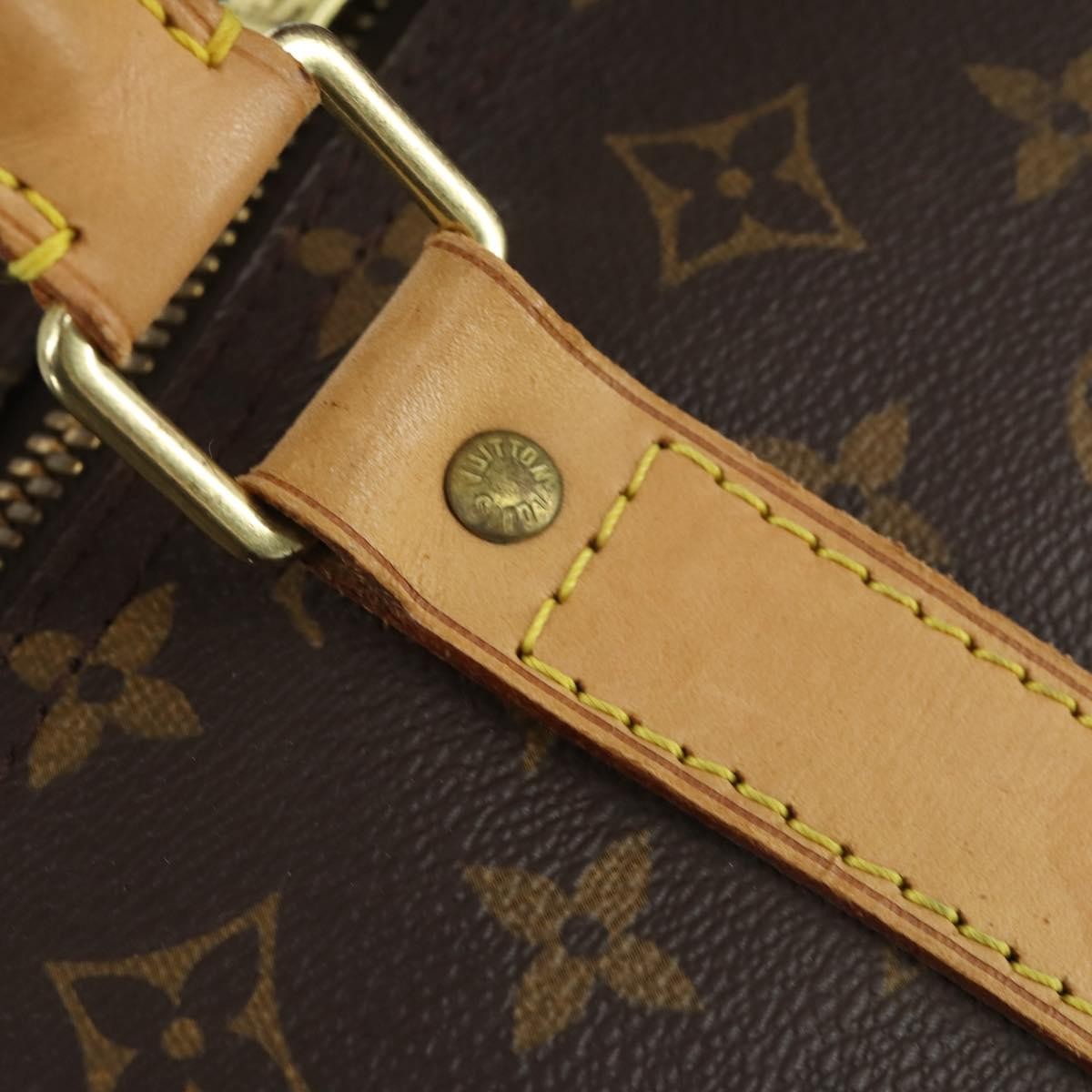 Louis Vuitton Keepall Bag Monogram Canvas, BROWN, CANVAS, Travel bag