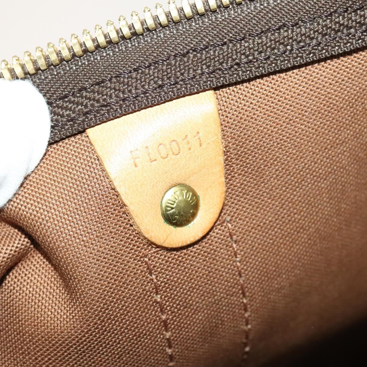 Louis Vuitton Keepall Bag Monogram Canvas, BROWN, CANVAS, Travel bag