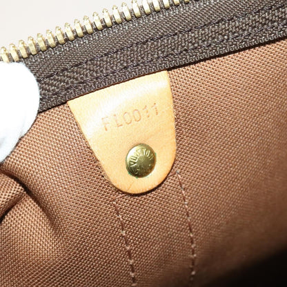 Louis Vuitton Keepall Bag Monogram Canvas, BROWN, CANVAS, Travel bag