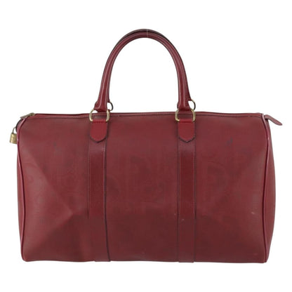 Christian Dior Vintage Trotter Duffle Bag Diorissimo Canvas, RED, PVC, Travel bag