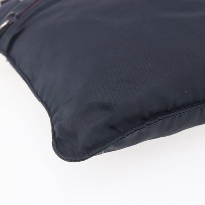 Prada Front Pocket Messenger Bag Tessuto, PURPLE, NYLON, Shoulder bag