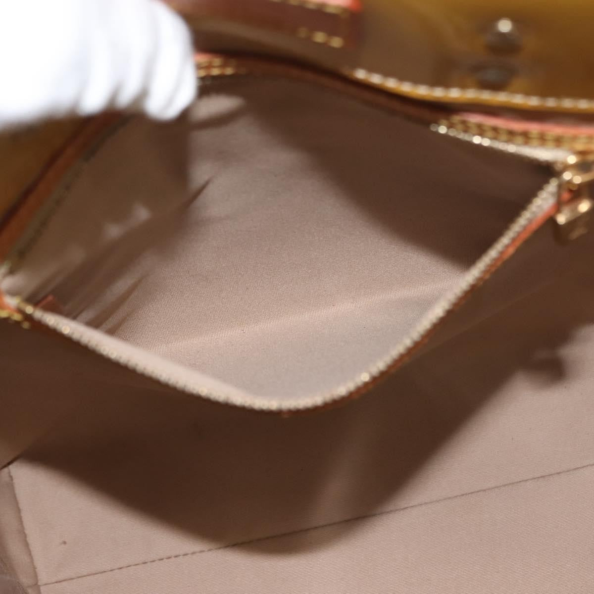 Louis Vuitton Reade Handbag Monogram Vernis, BEIGE, PATENT_LEATHER, Handbag