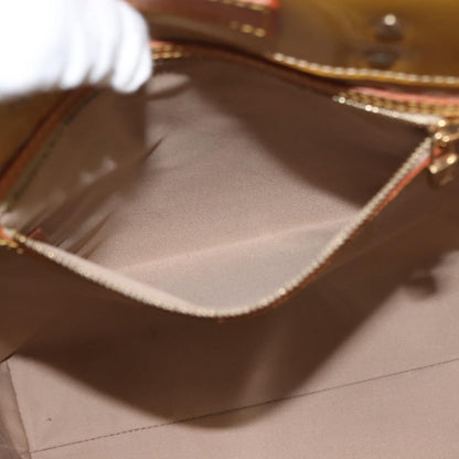 Louis Vuitton Reade Handbag Monogram Vernis, BEIGE, PATENT_LEATHER, Handbag