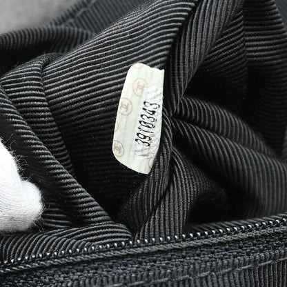 Chanel Vintage Flap Backpack Leather, Black, Leather, Backpack