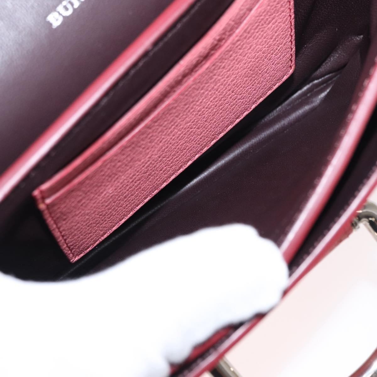 Burberry D-Ring Shoulder Bag Leather, PINK, LEATHER, Shoulder bag