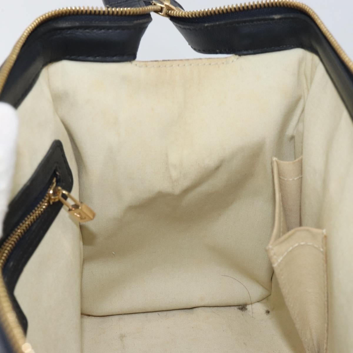 Louis Vuitton Josephine Handbag Mini Lin, BLUE, CANVAS, Handbag