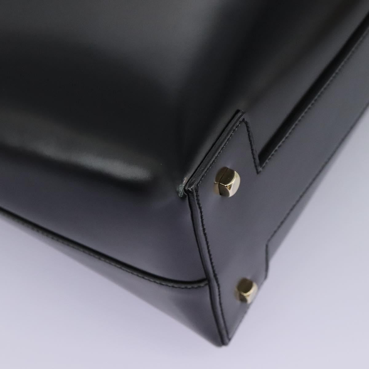 Salvatore Ferragamo Gancini handbag Patent leather, BLACK, PATENT_LEATHER, Handbag