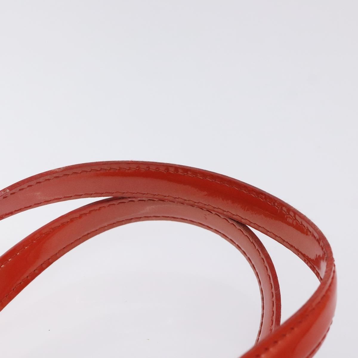 Louis Vuitton Wilshire Handbag Monogram Vernis, ORANGE, PATENT_LEATHER, Handbag