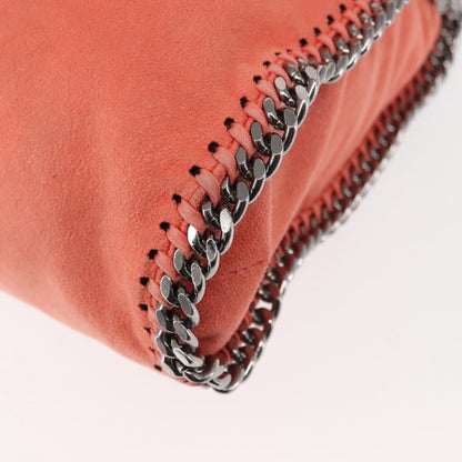 Stella McCartney Falabella Fold Over Crossbody Bag Suede, ORANGE, SUEDE, Crossbody bag