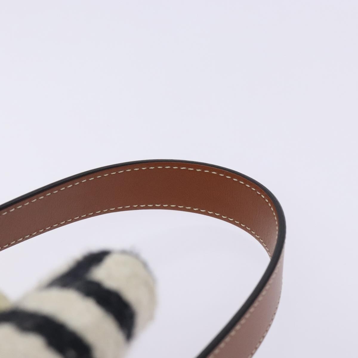 Celine Teen Drawstring Plein Soleil Bucket Bag Canvas with Leather, WHITE, CANVAS, Crossbody bag