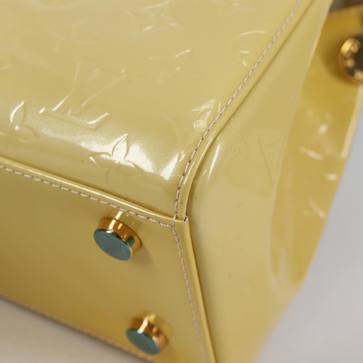 Louis Vuitton Blair Monogram vernis, YELLOW, PATENT_LEATHER, Handbag