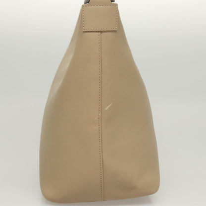 Gucci Vintage Bamboo Shoulder Bag Leather, BEIGE, LEATHER, Shoulder bag