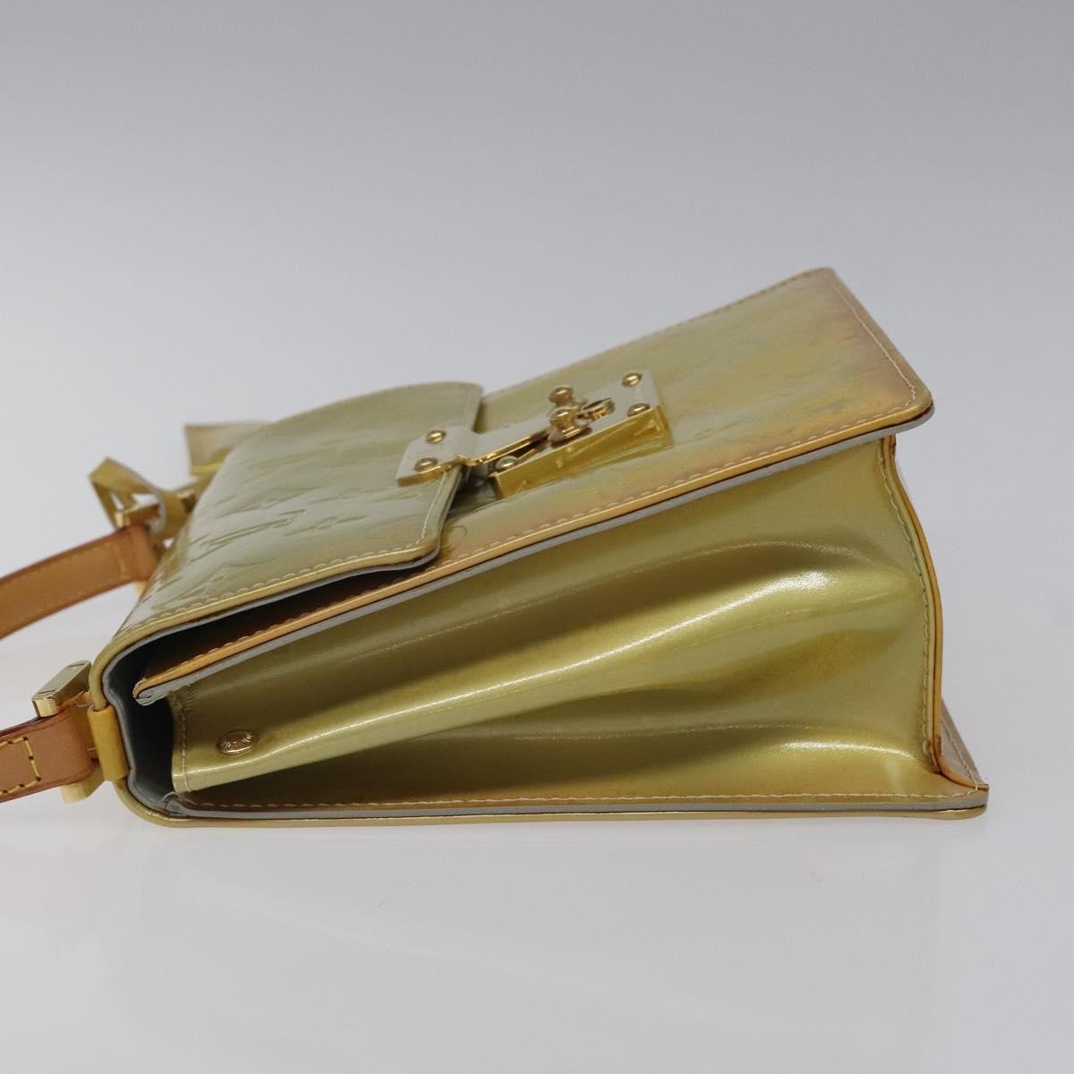 Louis Vuitton Spring Street Handbag Monogram Vernis, BEIGE, PATENT_LEATHER, Handbag