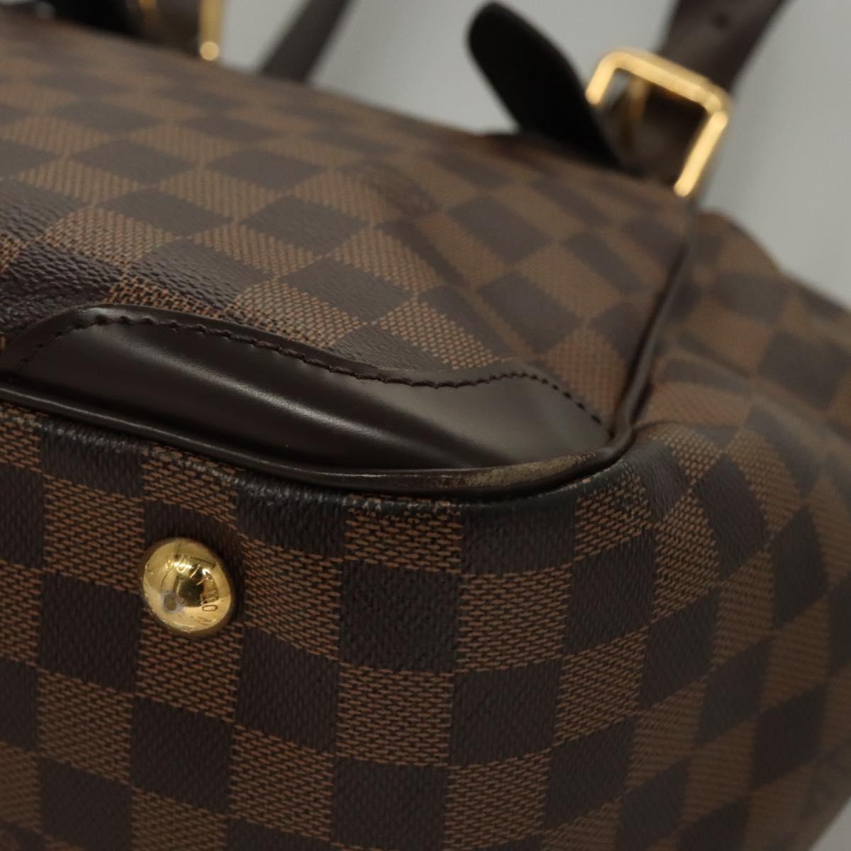 Louis Vuitton Verona Handbag Damier, BROWN, CANVAS, Shoulder bag