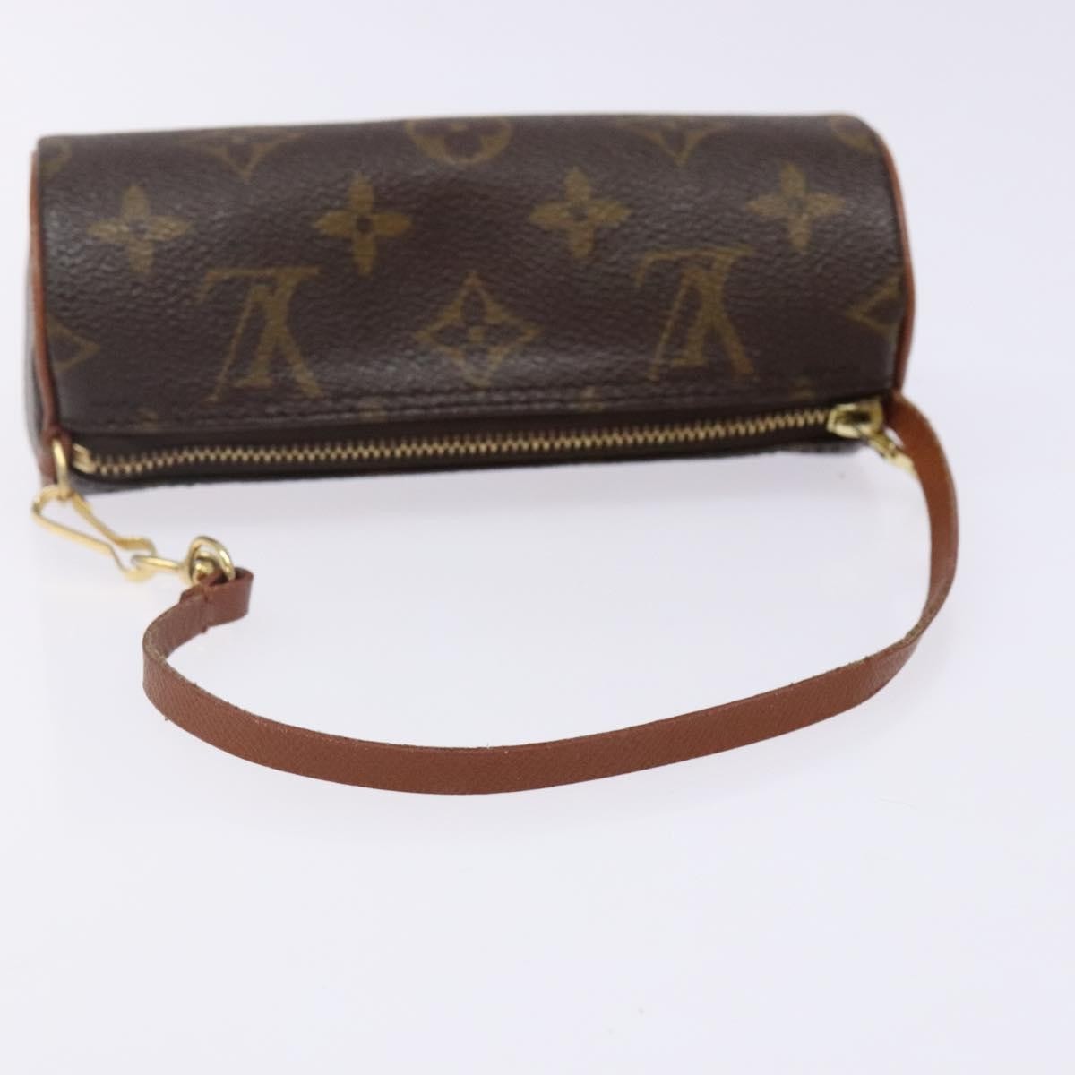 Louis Vuitton Papillon Pochette Monogram Canvas, BROWN, CANVAS, Handbag