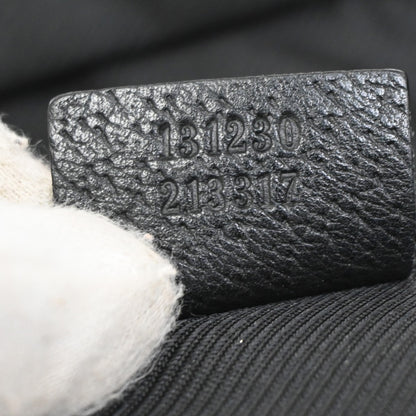 Gucci Web Zip Tote GG Nylon, BLACK, NYLON, Shoulder bag